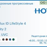 Фотохромная прогрессивная линза для очков Hoya Hoyalux ID LifeStyle 4 1.6 Sensity 2 HVLL UVC, Sph 8.00 — -10.00, Cyl 0.00 — 6.00
