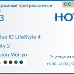 Фотохромная прогрессивная линза для очков Hoya Hoyalux ID LifeStyle 4 1.53 Sensity 2 Hi-Vision Meiryo, Sph 6.00 — -8.00, Cyl 0.00 — 6.00