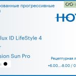 Тонированная прогрессивная линза для очков Hoya Hoyalux ID LifeStyle 4 1.5 Color Hi-Vision Sun Pro, Sph 6.00 — -8.00, Cyl 0.00 — 6.00