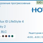 Фотохромная прогрессивная линза для очков Hoya Hoyalux ID LifeStyle 4 1.5 Sensity 2 HVLL BLC, Sph 6.00 — -8.00, Cyl 0.00 — 6.00