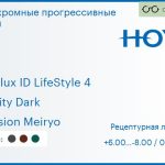 Фотохромная прогрессивная линза для очков Hoya Hoyalux ID LifeStyle 4 1.5 Sensity Dark Hi-Vision Meiryo, Sph 6.00 — -8.00, Cyl 0.00 — 6.00