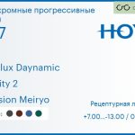 Фотохромная прогрессивная линза для очков Hoya Hoyalux Daynamic 1.67 Sensity 2 Hi-Vision Meiryo, Sph 7.00 — -13.00, Cyl 0.00 — 6.00