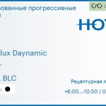 Тонированная прогрессивная линза для очков Hoya Hoyalux Daynamic 1.6 Color HVLL BLC, Sph 6.00 — -10.00, Cyl 0.00 — 6.00