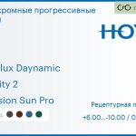 Фотохромная прогрессивная линза для очков Hoya Hoyalux Daynamic 1.6 Sensity 2 Hi-Vision Sun Pro, Sph 6.00 — -10.00, Cyl 0.00 — 6.00