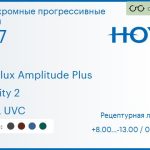 Фотохромная прогрессивная линза для очков Hoya Hoyalux Amplitude Plus 1.67 Sensity 2 HVLL UVC, Sph 8.00 — -13.00, Cyl 0.00 — 6.00