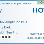 Фотохромная прогрессивная линза для очков Hoya Hoyalux Amplitude Plus 1.67 Sensity Dark Hi-Vision Sun Pro, Sph 8.00 — -13.00, Cyl 0.00 — 6.00