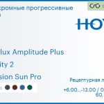 Фотохромная прогрессивная линза для очков Hoya Hoyalux Amplitude Plus 1.6 Sensity 2 Hi-Vision Sun Pro, Sph 6.00 — -13.00, Cyl 0.00 — 6.00