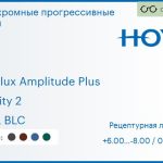 Фотохромная прогрессивная линза для очков Hoya Hoyalux Amplitude Plus 1.5 Sensity 2 HVLL BLC, Sph 6.00 — -8.00, Cyl 0.00 — 6.00