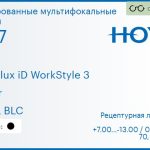Тонированная мультифокальная линза для очков Hoya Hoyalux iD WorkStyle 3 1.67 Color HVLL BLC, рецептурная, Sph 7.00 — -13.00, Cyl 0.00 — 6.00