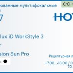 Тонированная мультифокальная линза для очков Hoya Hoyalux iD WorkStyle 3 1.67 Color Hi-Vision Sun Pro, рецептурная, Sph 7.00 — -13.00, Cyl 0.00 — 6.00