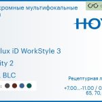 Фотохромная мультифокальная линза для очков Hoya Hoyalux iD WorkStyle 3 1.6 Sensity 2 HVLL BLC, рецептурная, Sph 7.00 — -11.00, Cyl 0.00 — 6.00