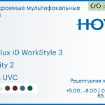 Фотохромная мультифокальная линза для очков Hoya Hoyalux iD WorkStyle 3 1.5 Sensity 2 HVLL UVC, рецептурная, Sph 5.00 — -8.00, Cyl 0.00 — 6.00