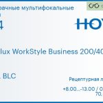 Офисная линза для очков Hoya Hoyalux WorkStyle Business 200/400 1.74 HVLL BLC, рецептурная, Sph 8.00 — -13.00, Cyl 0.00 — 6.00