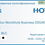 Тонированная мультифокальная линза для очков Hoya Hoyalux WorkStyle Business 200/400 1.74 Color HVLL BLC, рецептурная, Sph 8.00 — -13.00, Cyl 0.00 — 6.00
