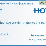 Офисная линза для очков Hoya Hoyalux WorkStyle Business 200/400 1.53 HVLL UVC, рецептурная, Sph 6.00 — -8.00, Cyl 0.00 — 6.00