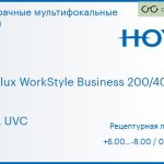 Офисная линза для очков Hoya Hoyalux WorkStyle Business 200/400 1.5 HVLL UVC, рецептурная, Sph 6.00 — -8.00, Cyl 0.00 — 6.00