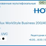 Тонированная мультифокальная линза для очков Hoya Hoyalux WorkStyle Business 200/400 1.5 Color HVLL UVC, рецептурная, Sph 6.00 — -8.00, Cyl 0.00 — 6.00