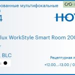 Тонированная мультифокальная линза для очков Hoya Hoyalux WorkStyle Smart Room 200/400 1.74 Color HVLL BLC, рецептурная, Sph 12.00 — -13.00, Cyl 0.00 — 6.00