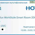 Тонированная мультифокальная линза для очков Hoya Hoyalux WorkStyle Smart Room 200/400 1.74 Color HVLL UVC, рецептурная, Sph 12.00 — -13.00, Cyl 0.00 — 6.00