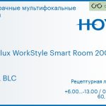 Офисная линза для очков Hoya Hoyalux WorkStyle Smart Room 200/400 1.6 HVLL BLC, рецептурная, Sph 6.00 — -13.00, Cyl 0.00 — 6.00