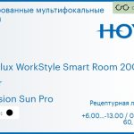 Тонированная мультифокальная линза для очков Hoya Hoyalux WorkStyle Smart Room 200/400 1.6 Color Hi-Vision Sun Pro, рецептурная, Sph 6.00 — -13.00, Cyl 0.00 — 6.00