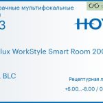 Офисная линза для очков Hoya Hoyalux WorkStyle Smart Room 200/400 1.53 HVLL BLC, рецептурная, Sph 6.00 — -8.00, Cyl 0.00 — 6.00