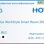 Тонированная мультифокальная линза для очков Hoya Hoyalux WorkStyle Smart Room 200/400 1.53 Color HVLL BLC, рецептурная, Sph 6.00 — -8.00, Cyl 0.00 — 6.00