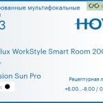 Тонированная мультифокальная линза для очков Hoya Hoyalux WorkStyle Smart Room 200/400 1.53 Color Hi-Vision Sun Pro, рецептурная, Sph 6.00 — -8.00, Cyl 0.00 — 6.00