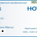 Тонированная линза для очков с поддержкой аккомодации Hoya Sync III i 1.74 Color Hi-Vision Meiryo, рецептурная, Sph 9.00 — -13.00, Cyl 0.00 — 6.00