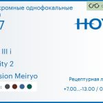 Фотохромная линза для очков с поддержкой аккомодации Hoya Sync III i 1.67 Sensity 2 Hi-Vision Meiryo, рецептурная, Sph 7.00 — -13.00, Cyl 0.00 — 6.00