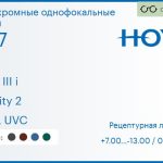Фотохромная линза для очков с поддержкой аккомодации Hoya Sync III i 1.67 Sensity 2 HVLL UVC, рецептурная, Sph 7.00 — -13.00, Cyl 0.00 — 6.00