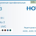 Фотохромная линза для очков с поддержкой аккомодации Hoya Sync III i 1.53 Sensity 2 HVLL UVC, рецептурная, Sph 6.00 — -8.00, Cyl 0.00 — 6.00
