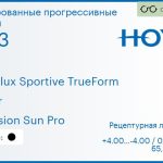 Тонированная прогрессивная линза для очков Hoya Hoyalux Sportive TrueForm 1.53 Color Hi-Vision Sun Pro, Sph 4.00 — -4.00, Cyl 0.00 — 4.00