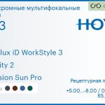 Фотохромная мультифокальная линза для очков Hoya Hoyalux iD WorkStyle 3 1.53 Sensity 2 Hi-Vision Sun Pro, рецептурная, Sph 5.00 — -8.00, Cyl 0.00 — 6.00