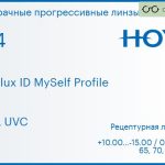Прогрессивная линза для очков Hoya Hoyalux ID MySelf Profile 1.74 HVLL UVC, Sph 10.00 — -15.00, Cyl 0.00 — 6.00