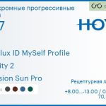 Фотохромная прогрессивная линза для очков Hoya Hoyalux ID MySelf Profile 1.67 Sensity 2 Hi-Vision Sun Pro, Sph 8.00 — -13.00, Cyl 0.00 — 6.00