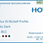 Фотохромная прогрессивная линза для очков Hoya Hoyalux ID MySelf Profile 1.6 Sensity Dark HVLL BLC, Sph 8.00 — -11.00, Cyl 0.00 — 6.00