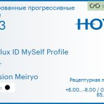 Тонированная прогрессивная линза для очков Hoya Hoyalux ID MySelf Profile 1.53 Color Hi-Vision Meiryo, Sph 6.00 — -8.00, Cyl 0.00 — 6.00