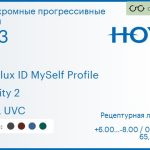 Фотохромная прогрессивная линза для очков Hoya Hoyalux ID MySelf Profile 1.53 Sensity 2 HVLL UVC, Sph 6.00 — -8.00, Cyl 0.00 — 6.00