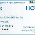Фотохромная прогрессивная линза для очков Hoya Hoyalux ID MySelf Profile 1.53 Sensity Dark Hi-Vision Meiryo, Sph 6.00 — -8.00, Cyl 0.00 — 6.00