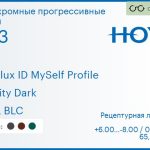 Фотохромная прогрессивная линза для очков Hoya Hoyalux ID MySelf Profile 1.53 Sensity Dark HVLL BLC, Sph 6.00 — -8.00, Cyl 0.00 — 6.00