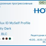 Фотохромная прогрессивная линза для очков Hoya Hoyalux ID MySelf Profile 1.5 Sensity Dark HVLL BLC, Sph 6.00 — -8.00, Cyl 0.00 — 6.00