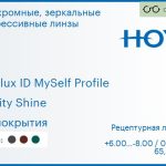 Фотохромные, зеркальная прогрессивная линза для очков Hoya Hoyalux ID MySelf Profile 1.5 Sensity Shine без покрытия, Sph 6.00 — -8.00, Cyl 0.00 — 6.00